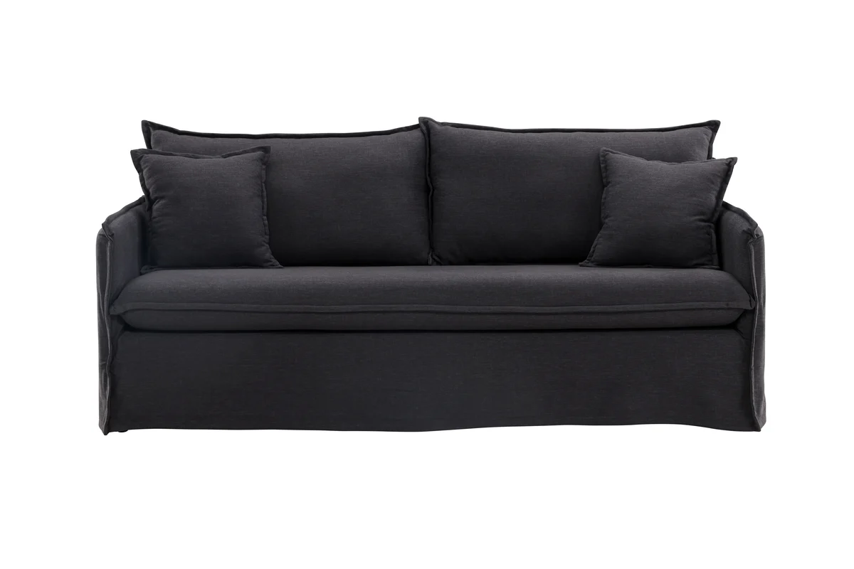 Nova 3-Sits Soffa Svart - Image 5