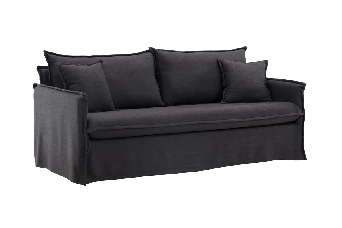 Nova 3-Sits Soffa Svart - Image 6