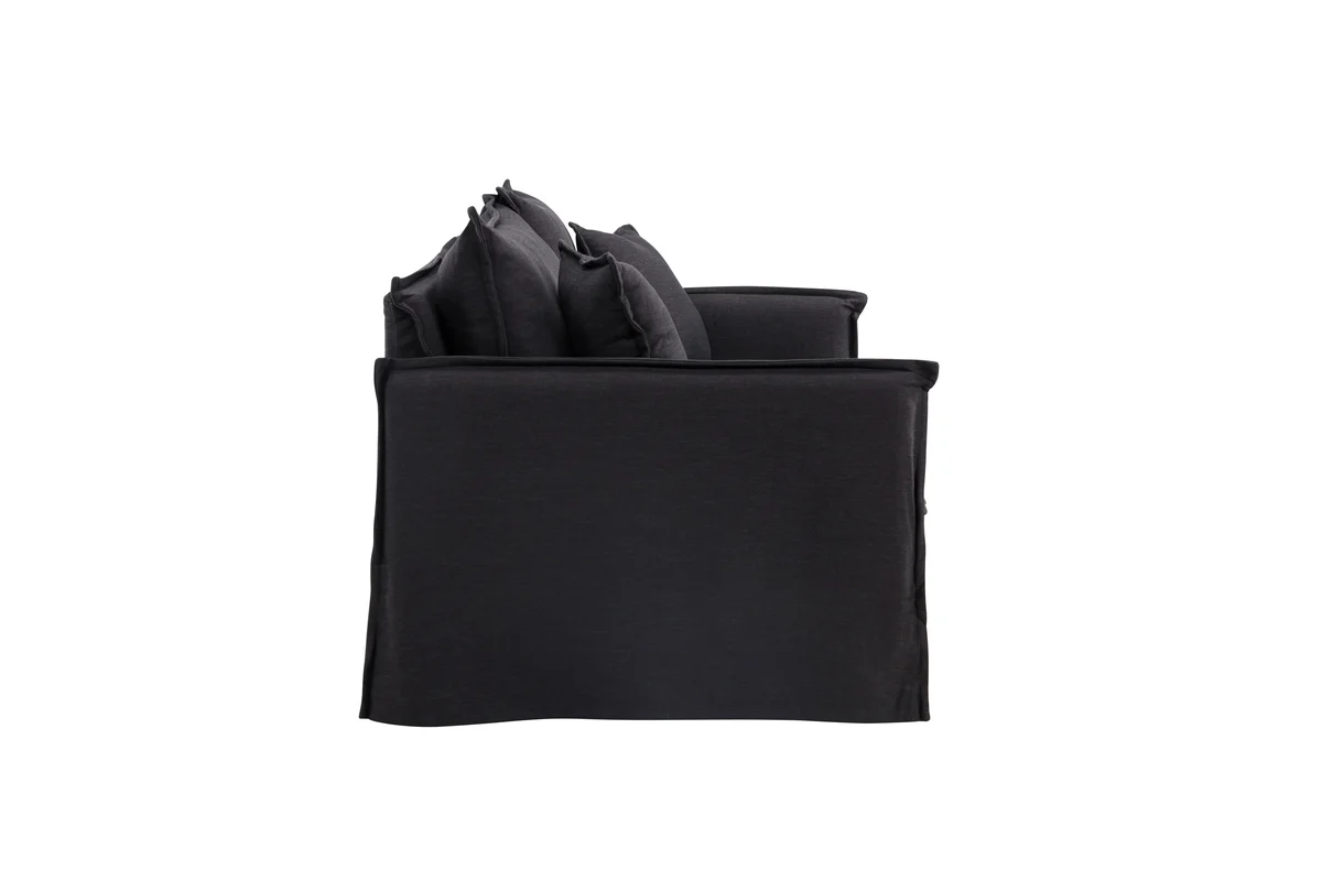 Nova 3-Sits Soffa Svart - Image 7