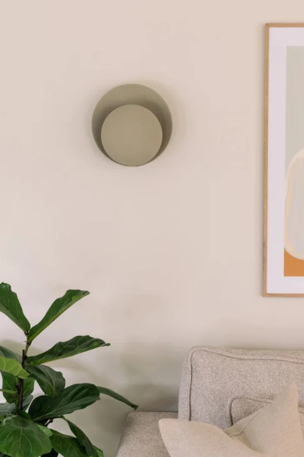 Orbit Vägglampa Beige - Image 3