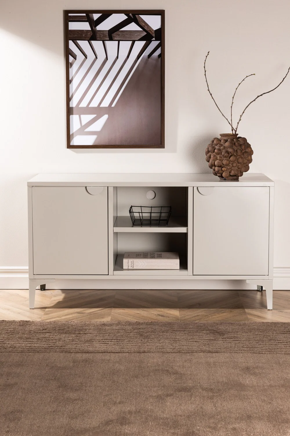Piring TV-bänk Beige - Image 12