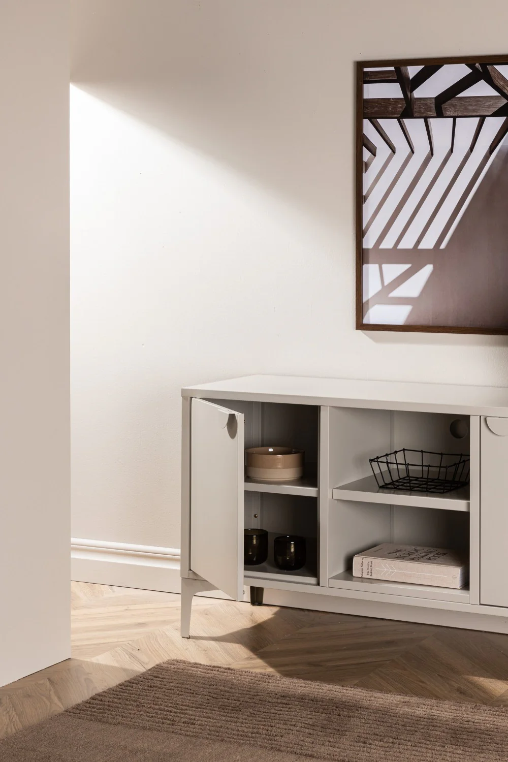 Piring TV-bänk Beige - Image 13