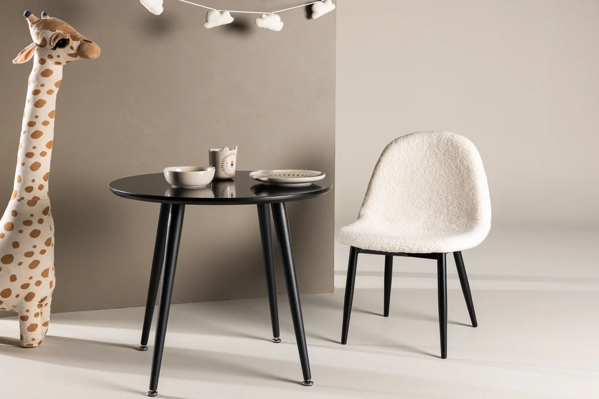 Plaza Barnbord ⌀60 Svart - Image 3