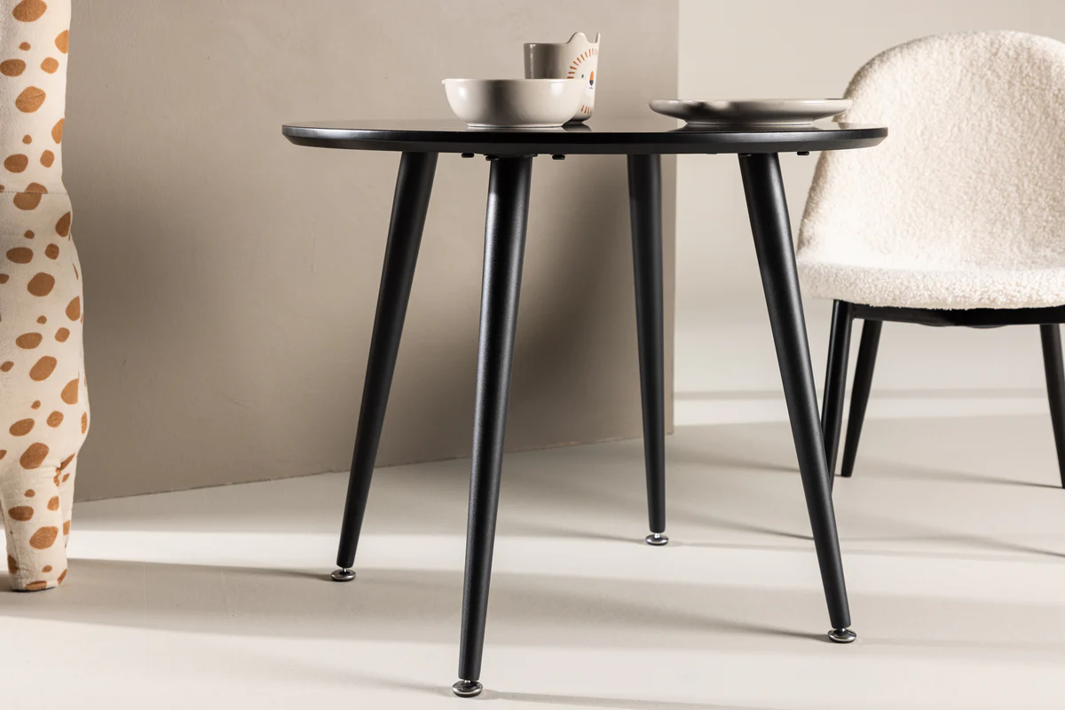 Plaza Barnbord ⌀60 Svart - Image 6