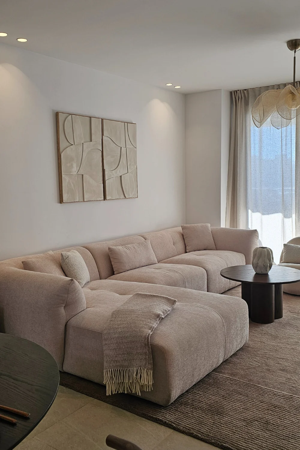 Positano Hörnsoffa Beige