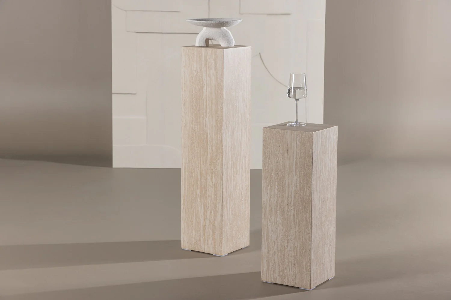 Ramsvik Sidobord Set Beige - Image 12