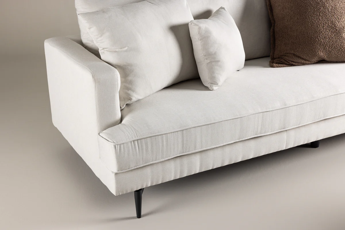 Sofia 3-Sits Soffa Beige - Image 12