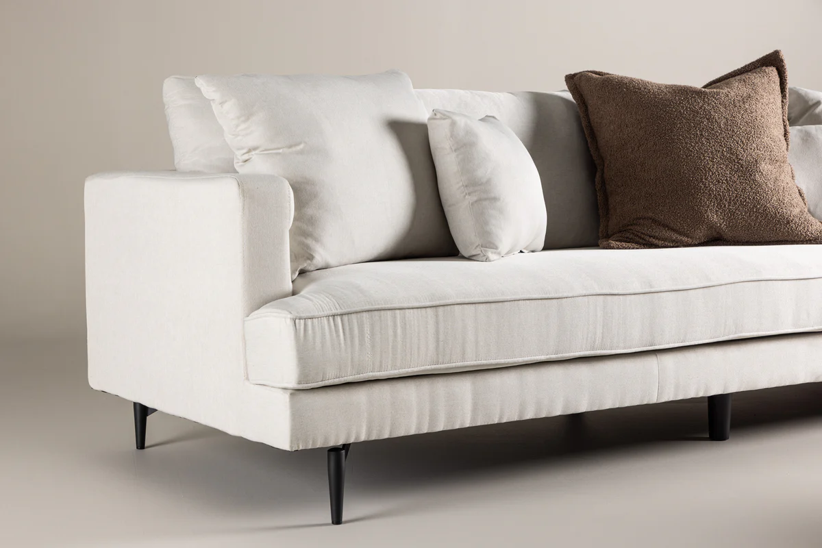 Sofia 3-Sits Soffa Beige - Image 13
