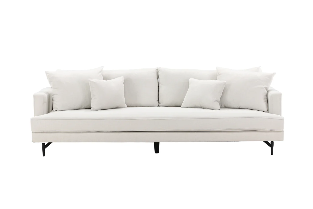 Sofia 3-Sits Soffa Beige - Image 4