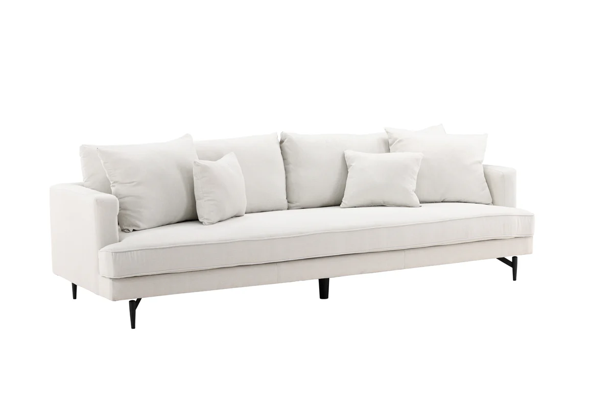 Sofia 3-Sits Soffa Beige - Image 5