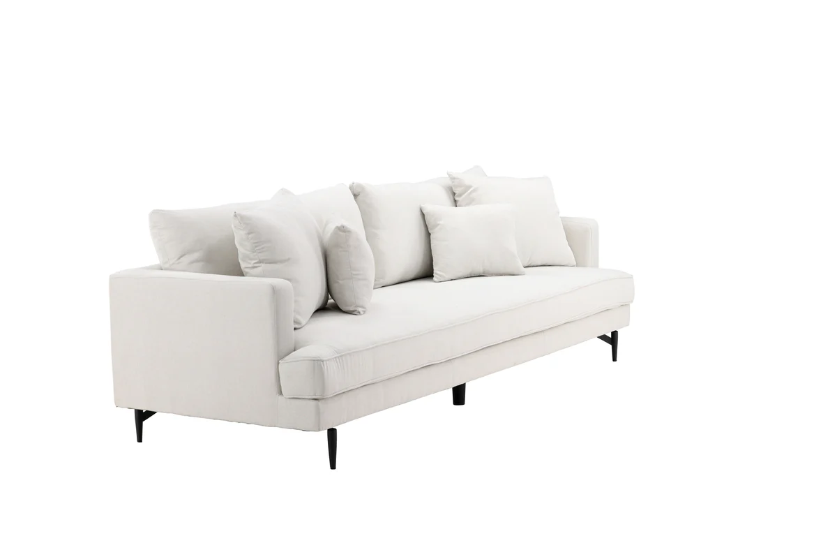 Sofia 3-Sits Soffa Beige - Image 6
