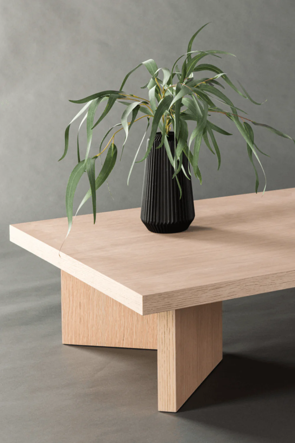 Soffbord Bassholmen 30x140x80 Vitputsad