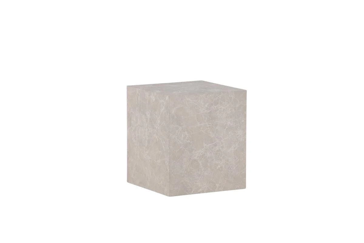 Soffbord York 45x40x40 Beige Marmormönster - Image 12