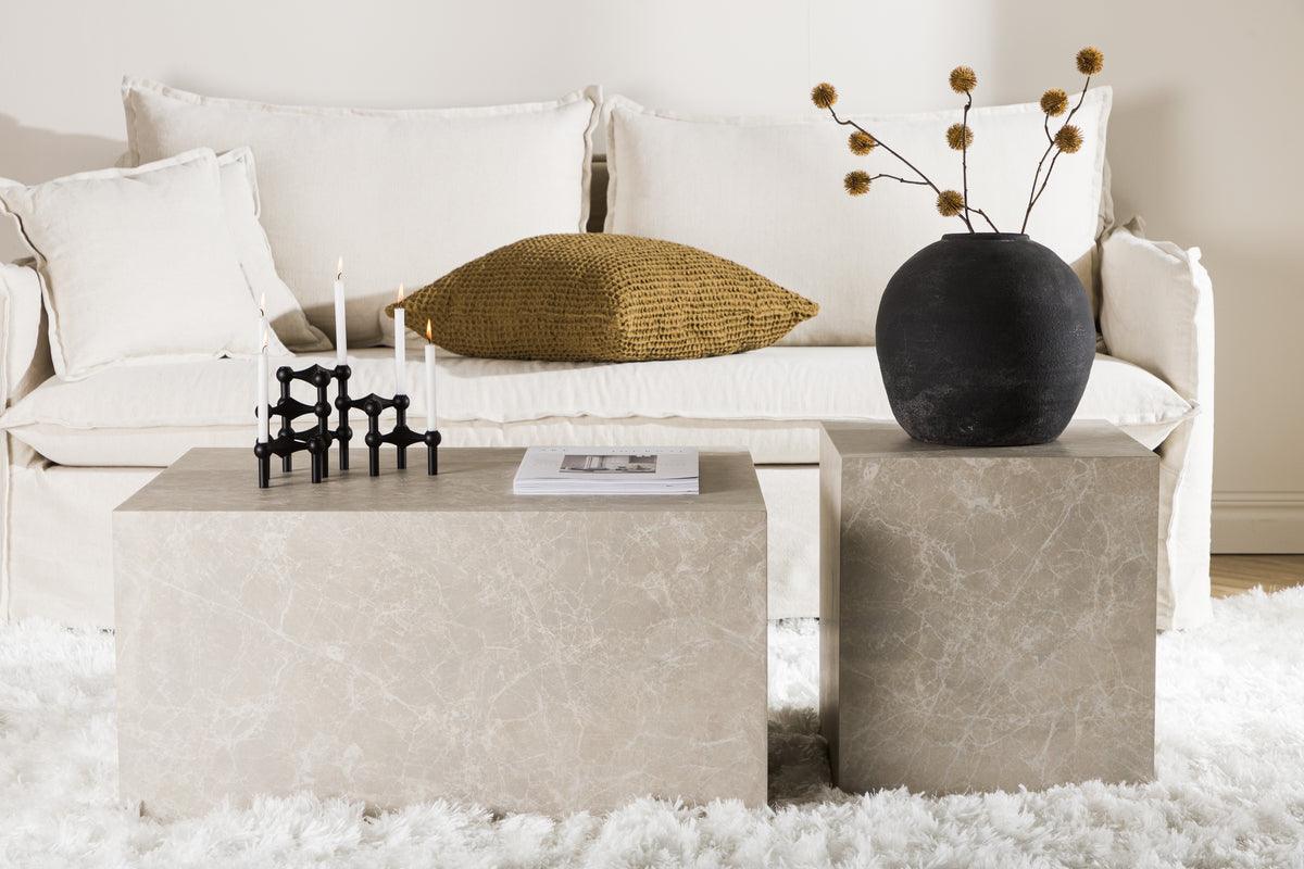 Soffbord York  40x60x80 Beige - Image 3