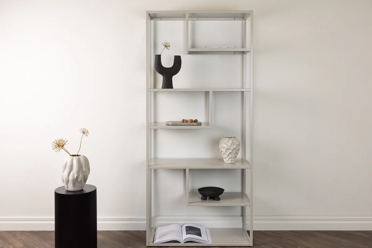 Staal Hylla 85x188 Beige - Image 3