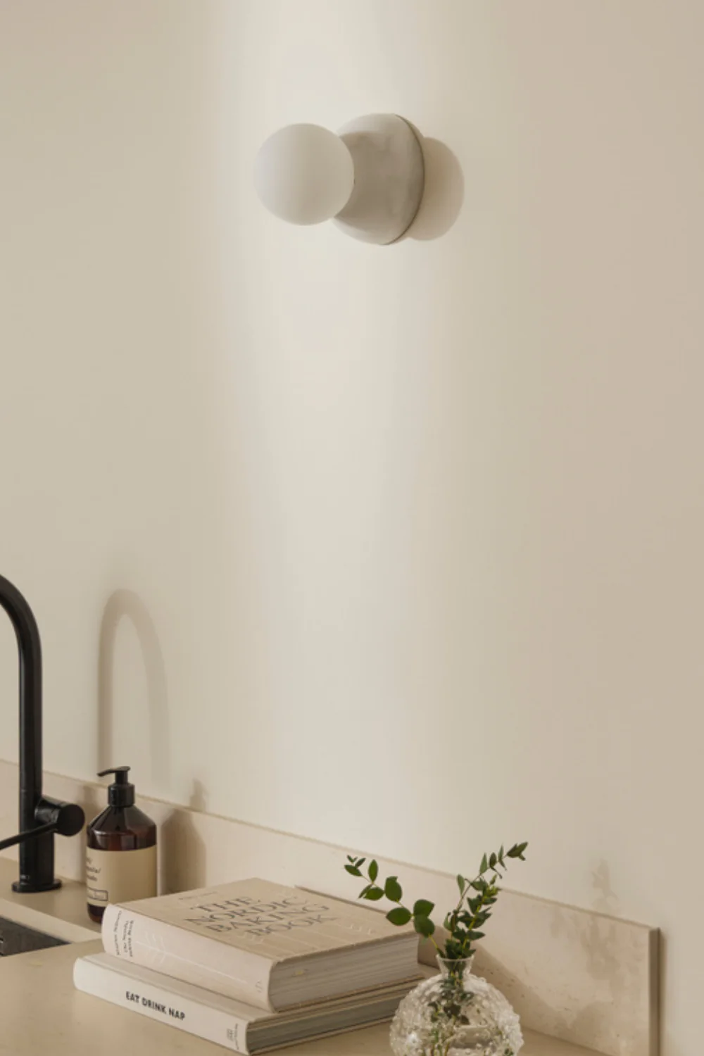 Torrano Vägglampa /Taklampa Vit 13cm