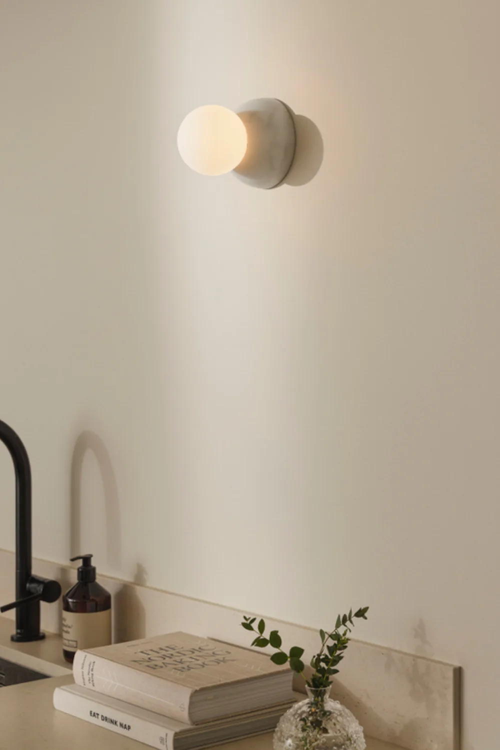 Torrano Vägglampa /Taklampa Vit 13cm - Image 2
