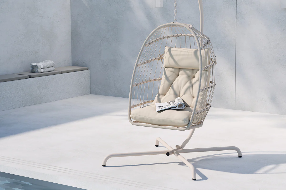 Trezza Hängstol Beige - Image 7