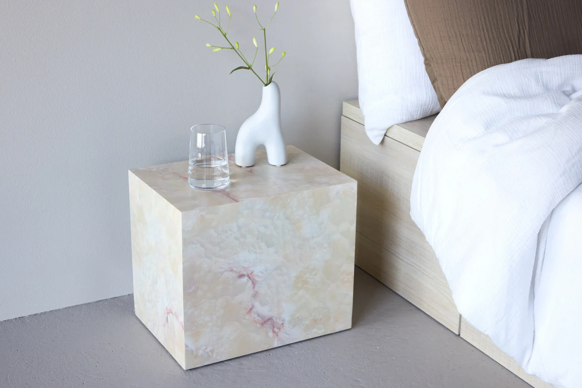 York Sidobord 35 x 25 Beige - Image 8